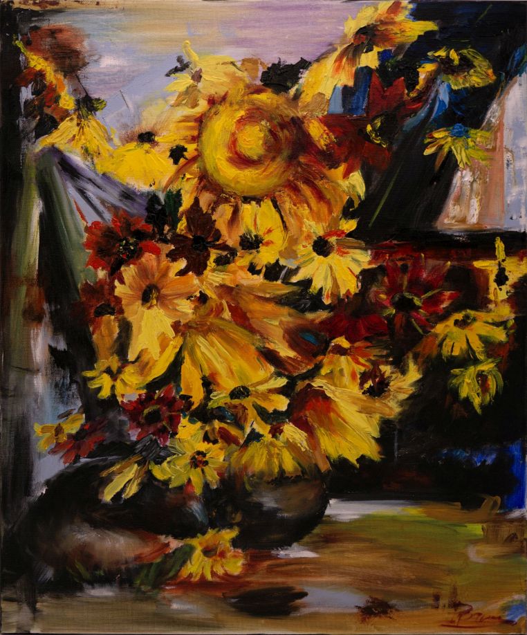 Still Life With Sunflowers