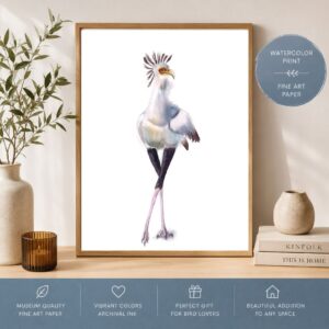 Secretary Bird Print