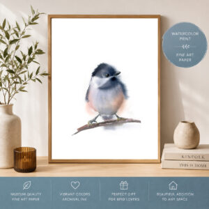 Chickadee Art Print