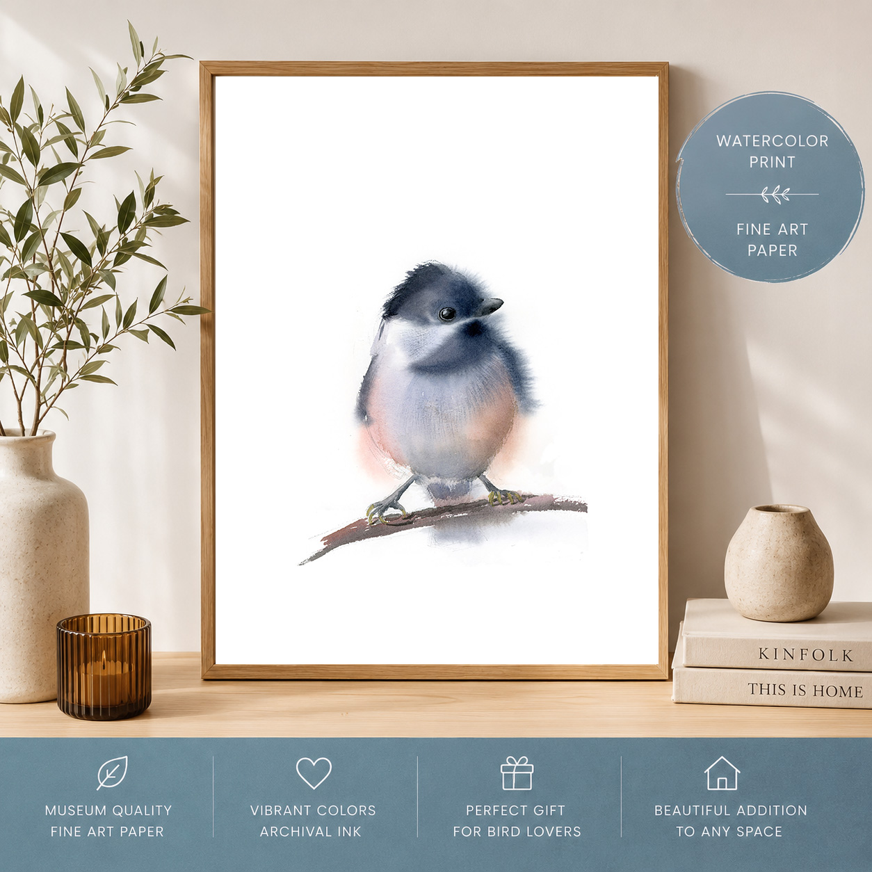 Chickadee Art Print