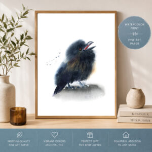 Baby Raven Print