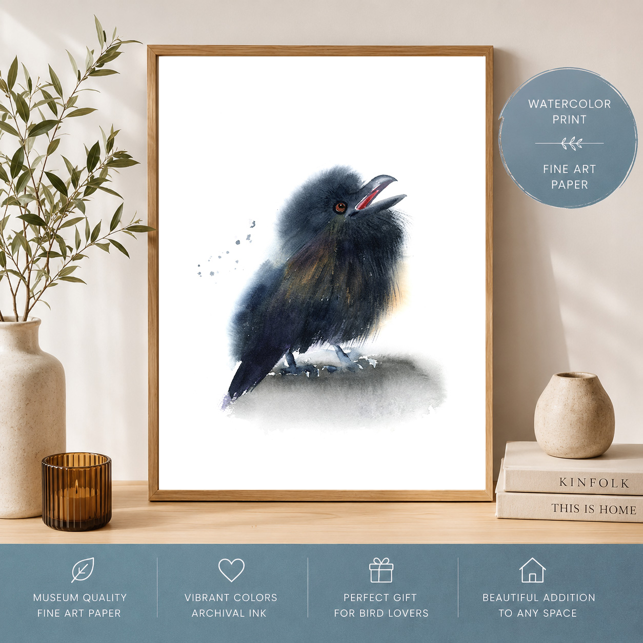 Baby Raven Print