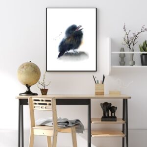 Baby Raven Print