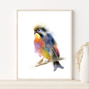 Chinese Nightingale Print