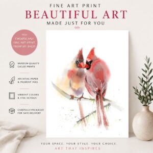 Couple of Cardinals Print