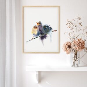 Fairy Wrens Art Print