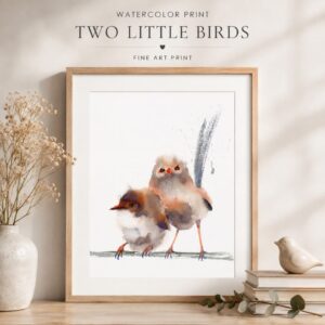 Cute Wren Bird Print