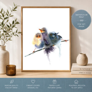 Fairy Wrens Art Print