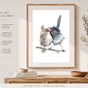 Pair of Wrens Print