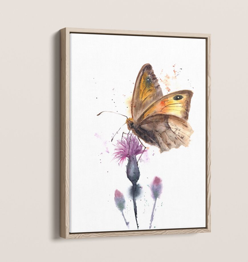Butterfly on Thistle - Image 2