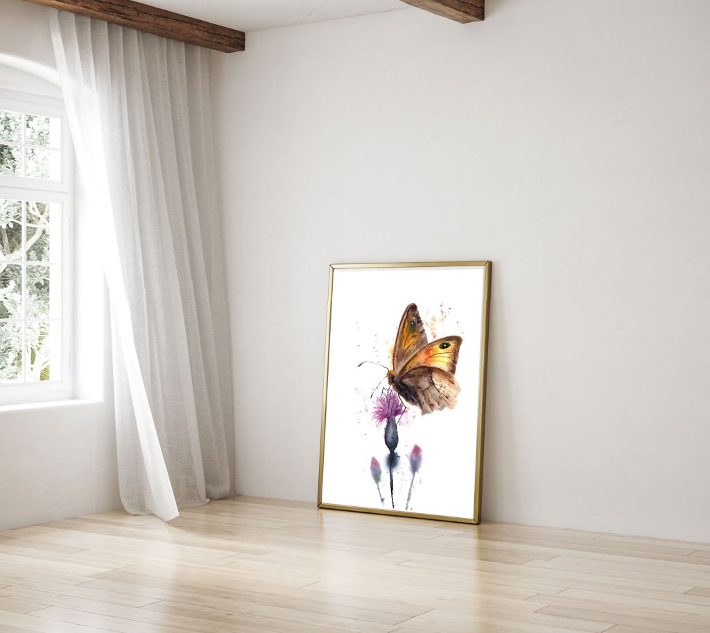 Butterfly on Thistle - Image 3