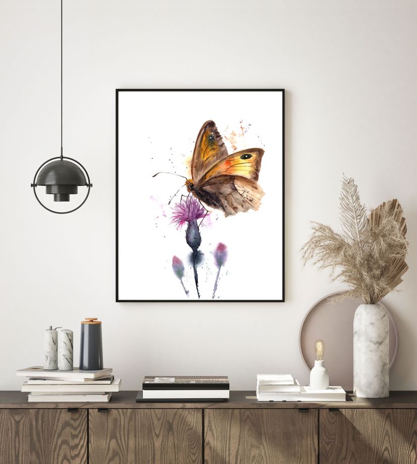 Butterfly on Thistle - Image 4