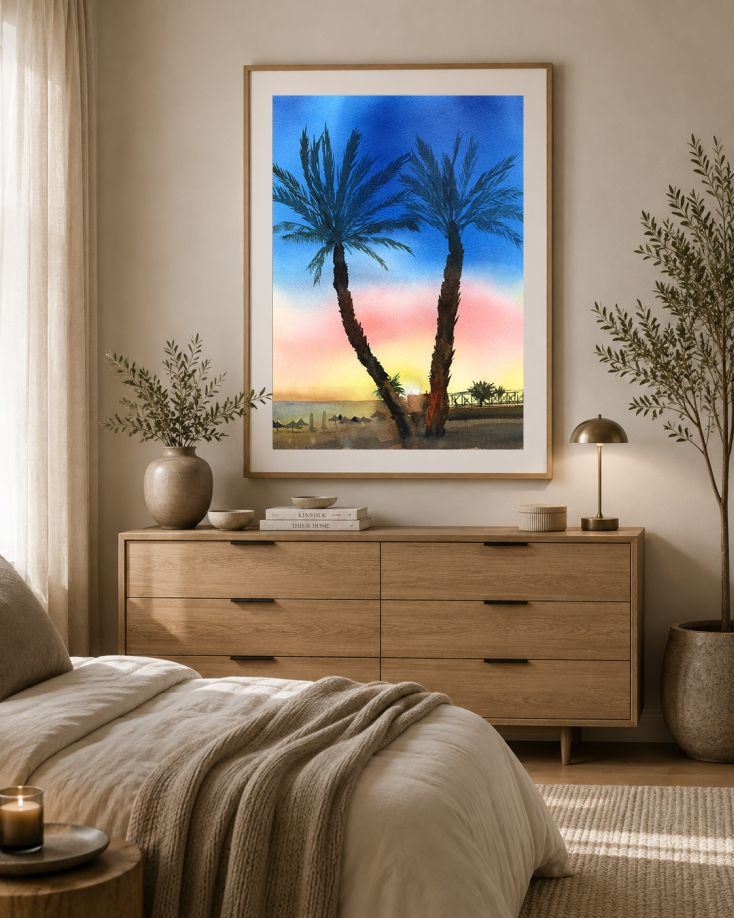 Sunset Palms by the Sea - Image 3